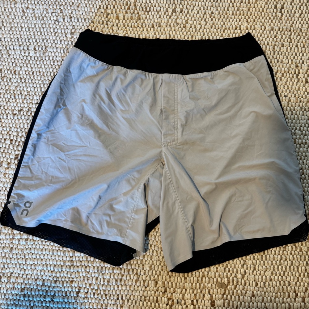 On Running Dark Gray Lightweight Shorts